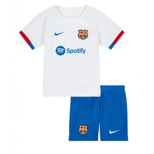Fotballdrakt Barn Barcelona Bortedraktsett 2023-24 Kortermet (+ Korte bukser)